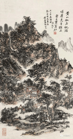 黄宾虹山水画100幅